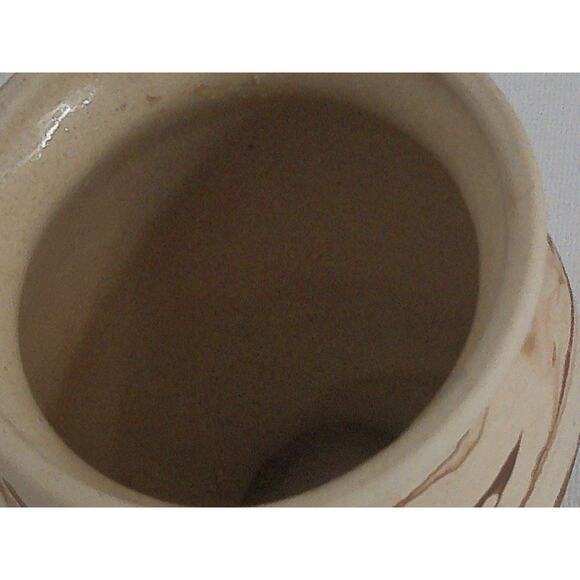 Vintage Nemadji Indian River Art Pottery Swirl Abstract Vase - Picture 3 of 7